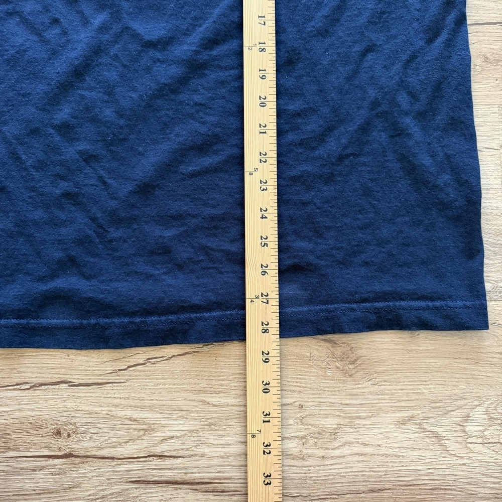 Men's Navy Vintage T-Shirt Neptune Holding A Trident HOOYAH Size XXL Made In USA - Picture 5 of 6